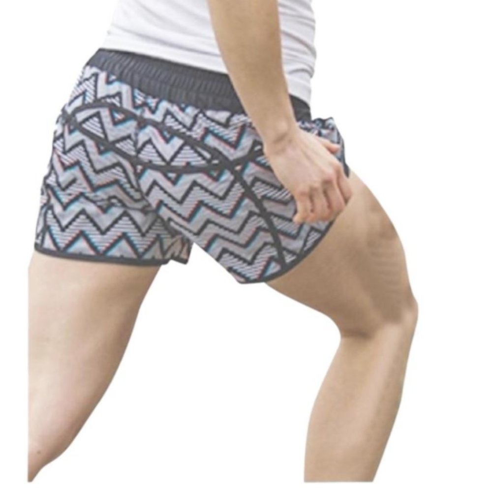 Lululemon Speed Shorts-Seawheeze 3D Chevron Size 2